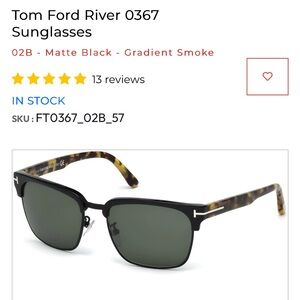 TOM FORD RIVER SUN GLASSES